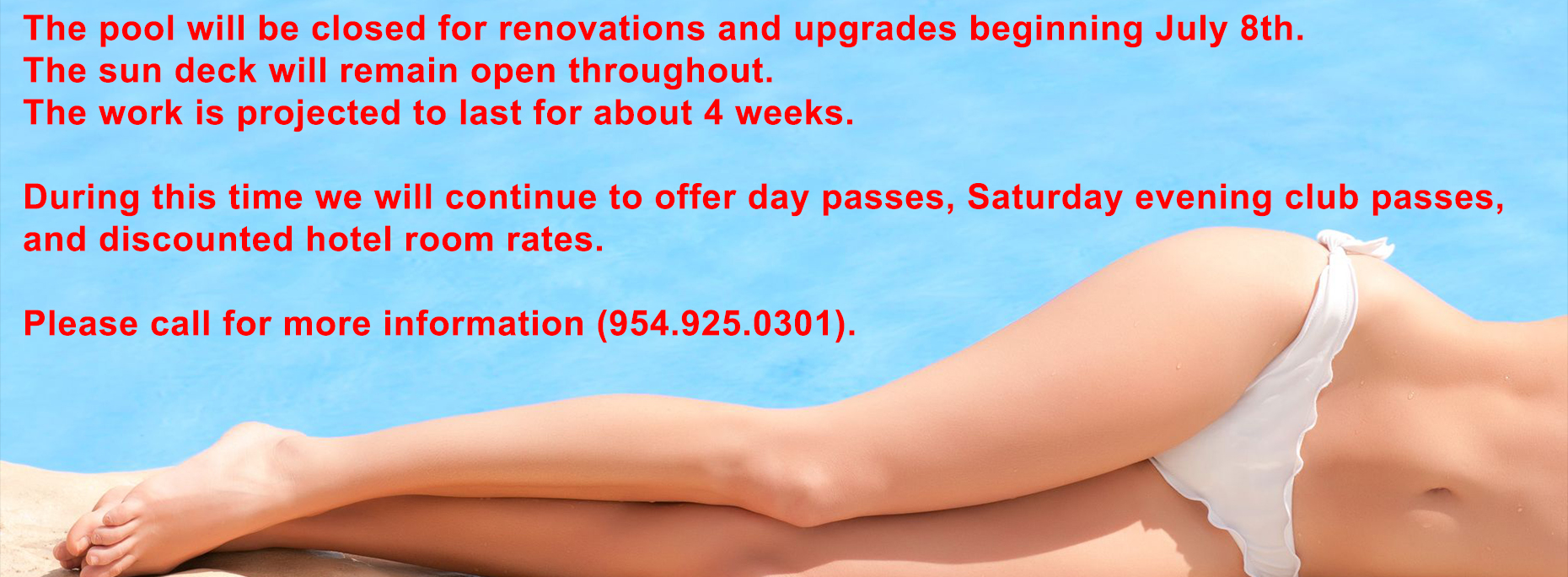 Pool Closure Announcement