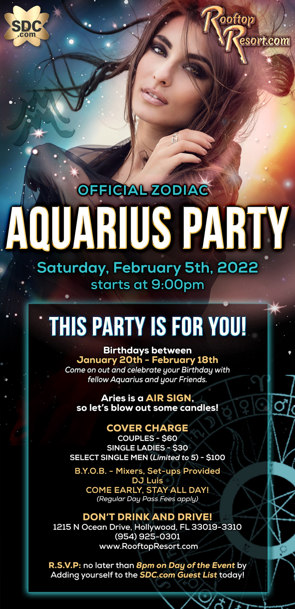 SDC Aquarius Party