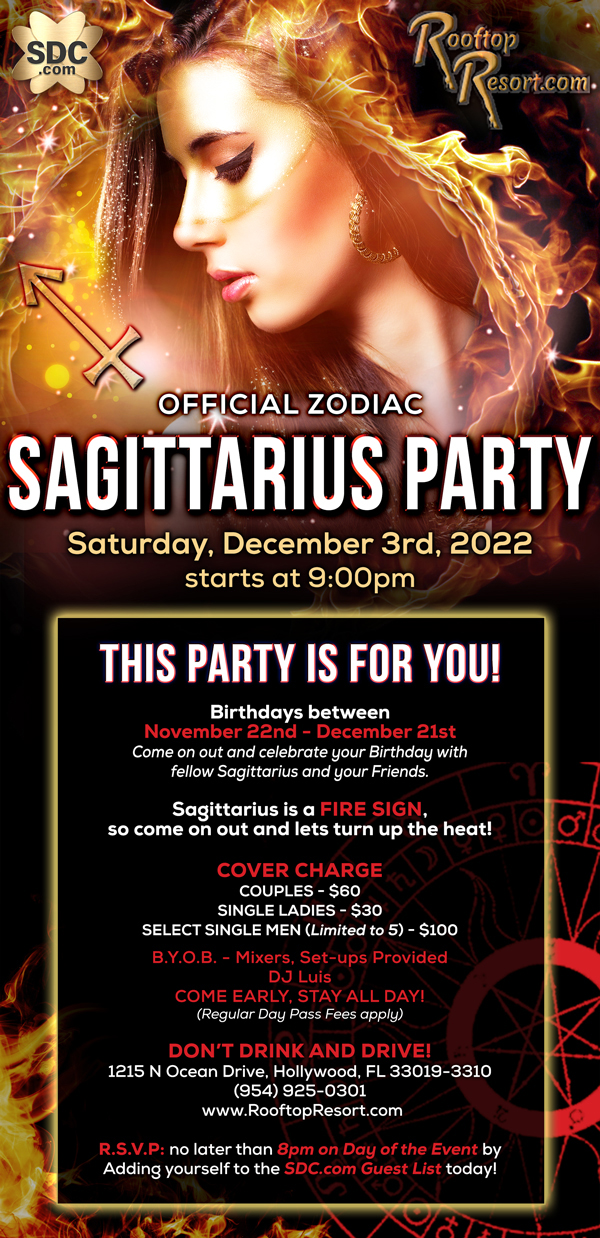 SDC Sagittarius Party